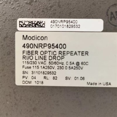 Schneider 490NRP95400 Fiber Optic Repeater